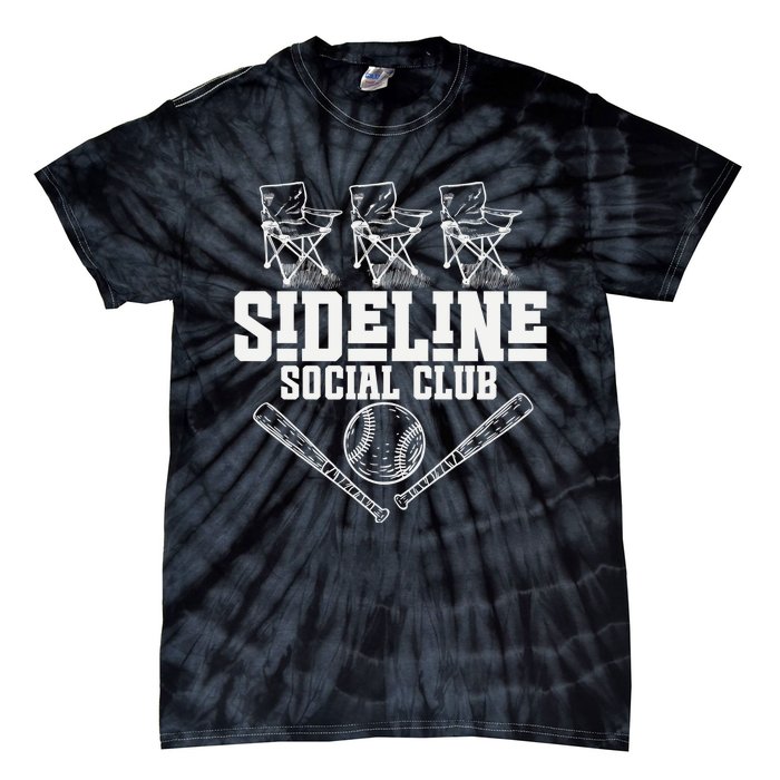 Sideline Social Club Retro Baseball Team Game Day Season Tie-Dye T-Shirt