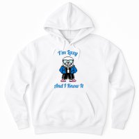 Sans Skeleton Cool Pixel Art IM Lazy And I Know It Hoodie