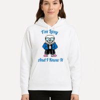 Sans Skeleton Cool Pixel Art IM Lazy And I Know It Hoodie