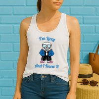 Sans Skeleton Cool Pixel Art IM Lazy And I Know It Womens Tank Top