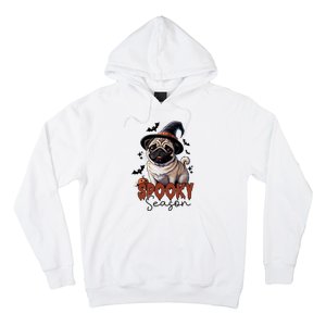 Spooky Season Cute Pug Halloween Graphic Hoodie