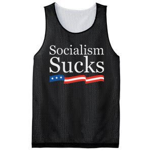 Socialism Sucks Conservative Mesh Reversible Basketball Jersey Tank