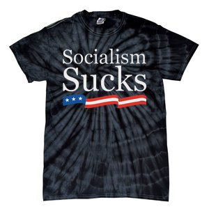 Socialism Sucks Conservative Tie-Dye T-Shirt