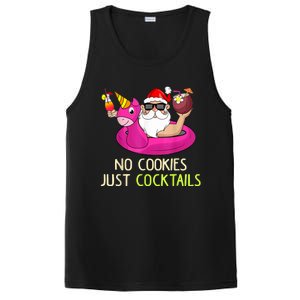 Summer Santa Christmas In July No Cookies Just Cocktails PosiCharge Competitor Tank