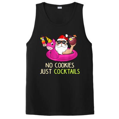 Summer Santa Christmas In July No Cookies Just Cocktails PosiCharge Competitor Tank