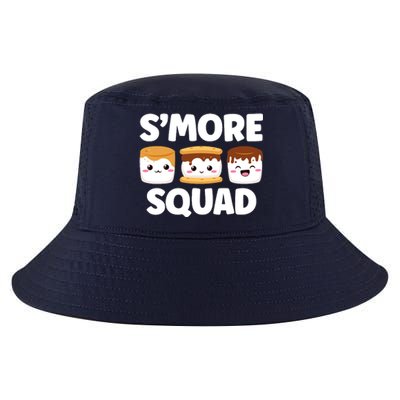 Smore Squad Camping Campfire Chocolate Marshmallow SMores Cool Comfort Performance Bucket Hat