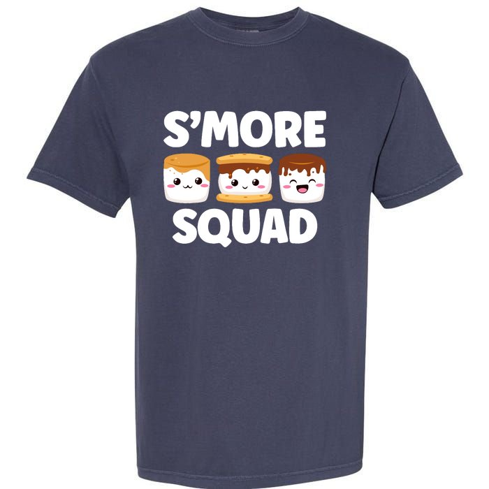 Smore Squad Camping Campfire Chocolate Marshmallow SMores Garment-Dyed Heavyweight T-Shirt