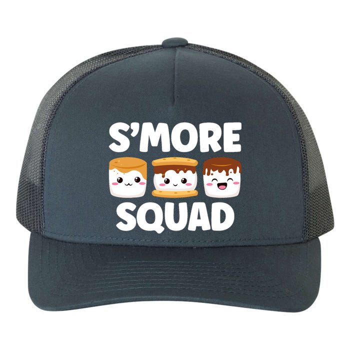 Smore Squad Camping Campfire Chocolate Marshmallow SMores Yupoong Adult 5-Panel Trucker Hat