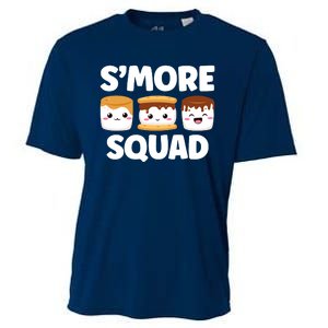 Smore Squad Camping Campfire Chocolate Marshmallow SMores Cooling Performance Crew T-Shirt