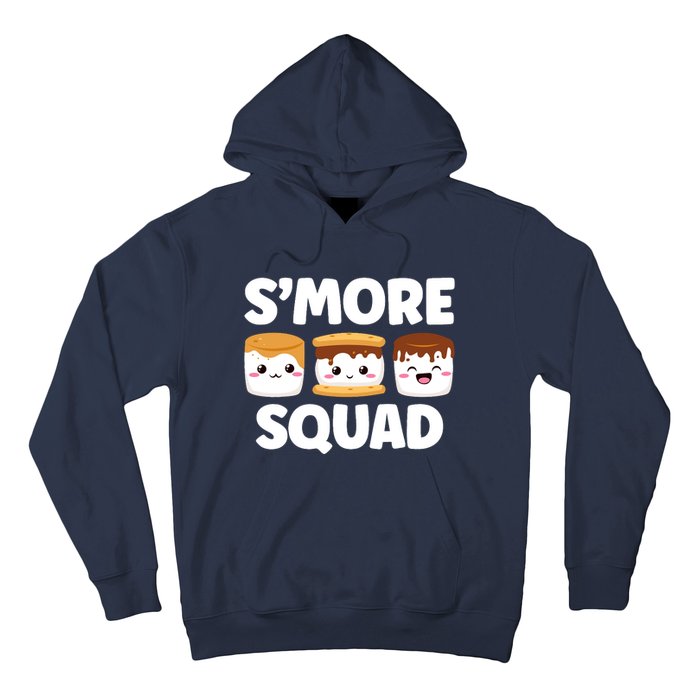 Smore Squad Camping Campfire Chocolate Marshmallow SMores Hoodie