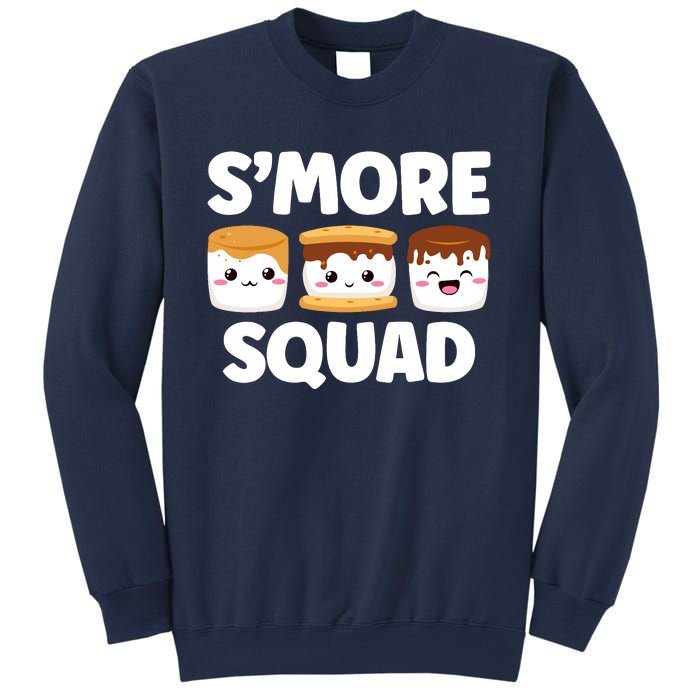 Smore Squad Camping Campfire Chocolate Marshmallow SMores Sweatshirt