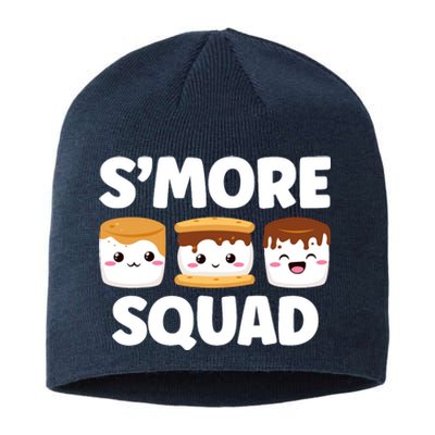 Smore Squad Camping Campfire Chocolate Marshmallow SMores Sustainable Beanie