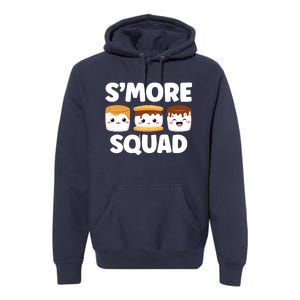 Smore Squad Camping Campfire Chocolate Marshmallow SMores Premium Hoodie