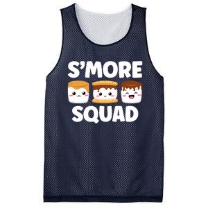 Smore Squad Camping Campfire Chocolate Marshmallow SMores Mesh Reversible Basketball Jersey Tank