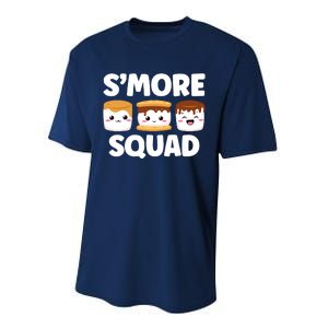 Smore Squad Camping Campfire Chocolate Marshmallow SMores Performance Sprint T-Shirt