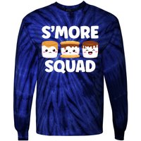 Smore Squad Camping Campfire Chocolate Marshmallow SMores Tie-Dye Long Sleeve Shirt