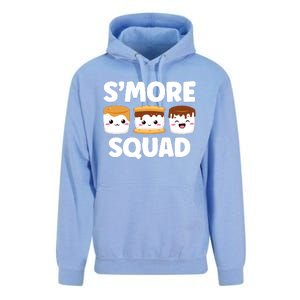 Smore Squad Camping Campfire Chocolate Marshmallow SMores Unisex Surf Hoodie