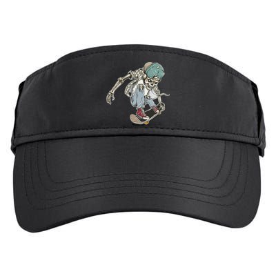 Skater Skeleton Cartoon Adult Drive Performance Visor
