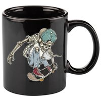 Skater Skeleton Cartoon 11oz C Handle Ceramic Mug