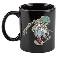 Skater Skeleton Cartoon 11oz C Handle Ceramic Mug