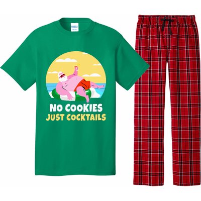 Santa Summer Christmas In July Xmas Cocktail Beach Gift Pajama Set