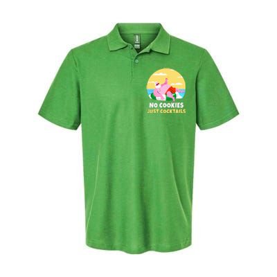 Santa Summer Christmas In July Xmas Cocktail Beach Gift Softstyle Adult Sport Polo