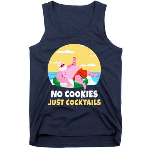 Santa Summer Christmas In July Xmas Cocktail Beach Gift Tank Top