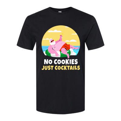 Santa Summer Christmas In July Xmas Cocktail Beach Gift Softstyle CVC T-Shirt