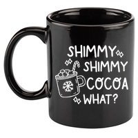 Shimmy Shimmy Cocoa What Apparel Merry Christmas Drink 11oz C Handle Ceramic Mug
