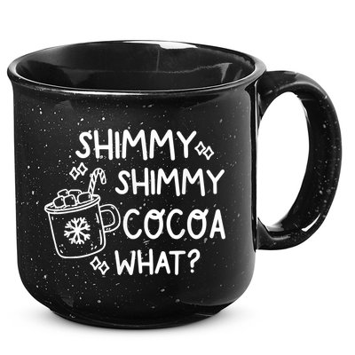 Shimmy Shimmy Cocoa What Apparel Merry Christmas Drink 15oz Campfire Ceramic Mug