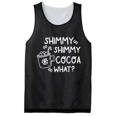 Shimmy Shimmy Cocoa What Apparel Merry Christmas Drink Mesh Reversible Basketball Jersey Tank
