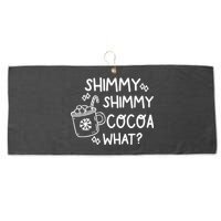 Shimmy Shimmy Cocoa What Apparel Merry Christmas Drink Large Microfiber Waffle Golf Towel