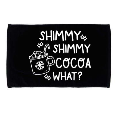 Shimmy Shimmy Cocoa What Apparel Merry Christmas Drink Microfiber Hand Towel