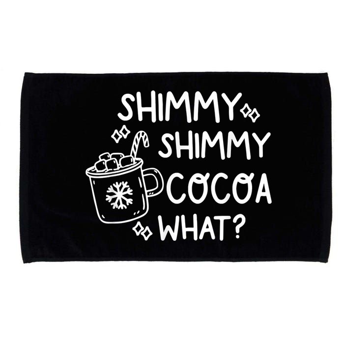 Shimmy Shimmy Cocoa What Apparel Merry Christmas Drink Microfiber Hand Towel