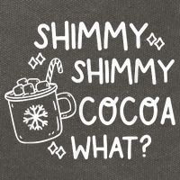 Shimmy Shimmy Cocoa What Apparel Merry Christmas Drink Cotton Canvas Backpack