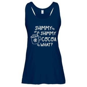 Shimmy Shimmy Cocoa What Apparel Merry Christmas Drink Ladies Essential Flowy Tank