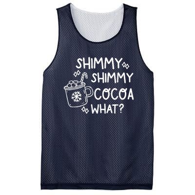 Shimmy Shimmy Cocoa What Apparel Merry Christmas Drink Mesh Reversible Basketball Jersey Tank