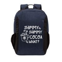 Shimmy Shimmy Cocoa What Apparel Merry Christmas Drink Vector Backpack