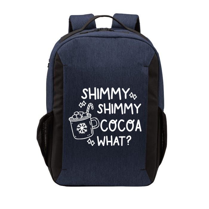 Shimmy Shimmy Cocoa What Apparel Merry Christmas Drink Vector Backpack