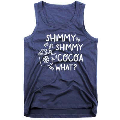 Shimmy Shimmy Cocoa What Apparel Merry Christmas Drink Tank Top