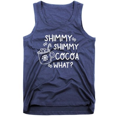 Shimmy Shimmy Cocoa What Apparel Merry Christmas Drink Tank Top