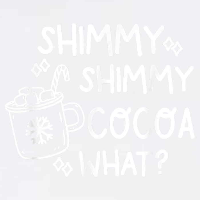 Shimmy Shimmy Cocoa What Apparel Merry Christmas Drink Garment-Dyed Sweatshirt