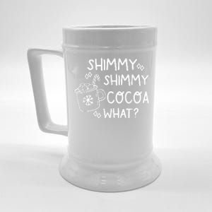 Shimmy Shimmy Cocoa What Apparel Merry Christmas Drink Beer Stein