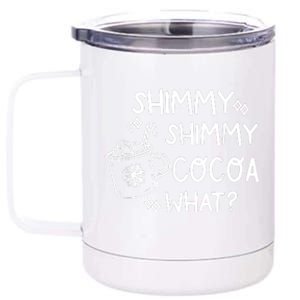 Shimmy Shimmy Cocoa What Apparel Merry Christmas Drink 12 oz Stainless Steel Tumbler Cup