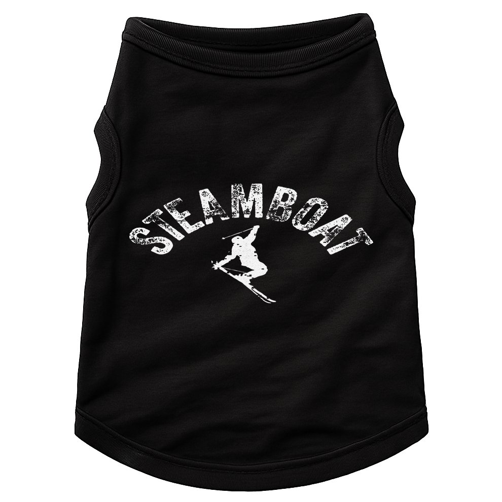 Steamboat Ski Colorado Skiing Cool Skier CO Winter Doggie Tank