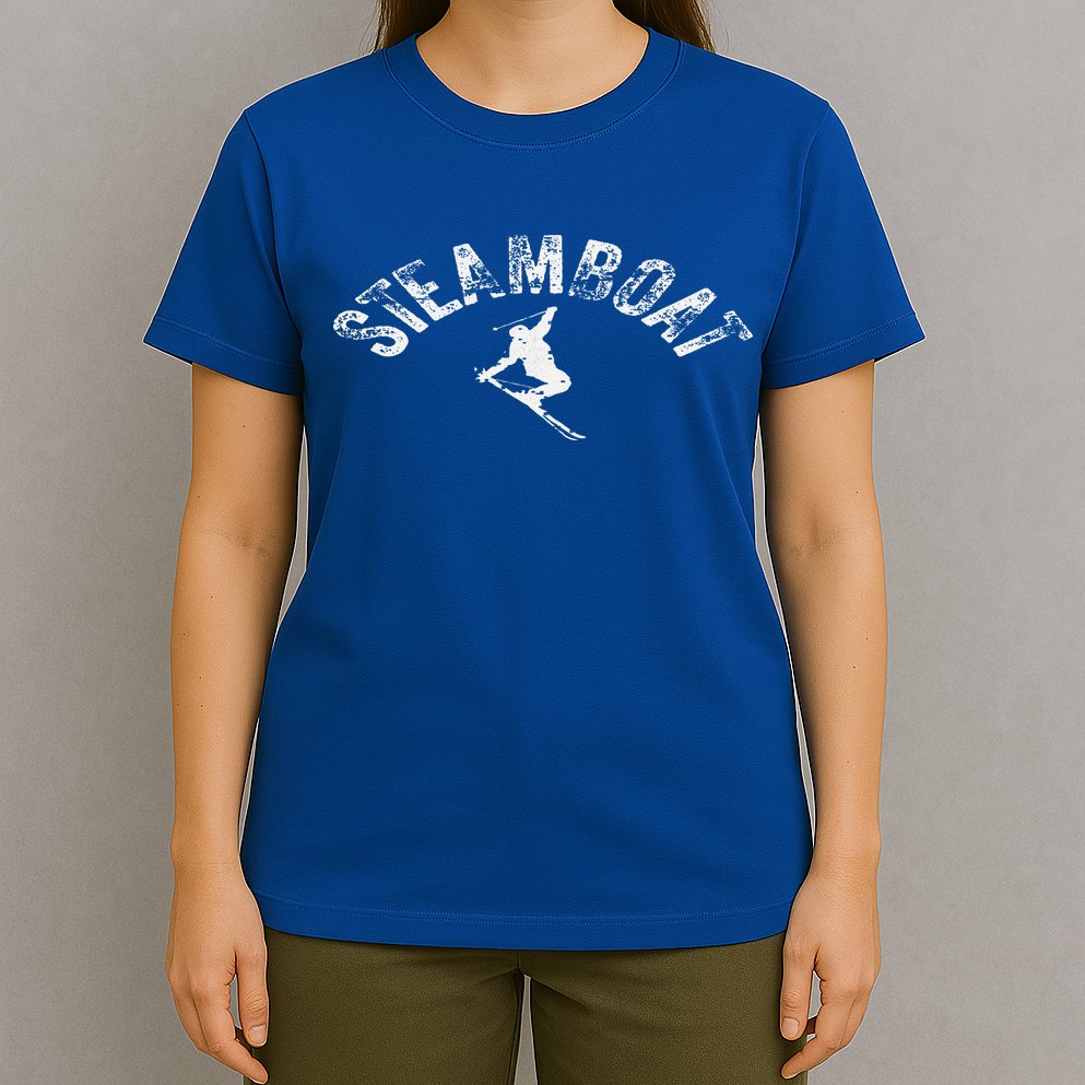Steamboat Ski Colorado Skiing Cool Skier CO Winter T-Shirt