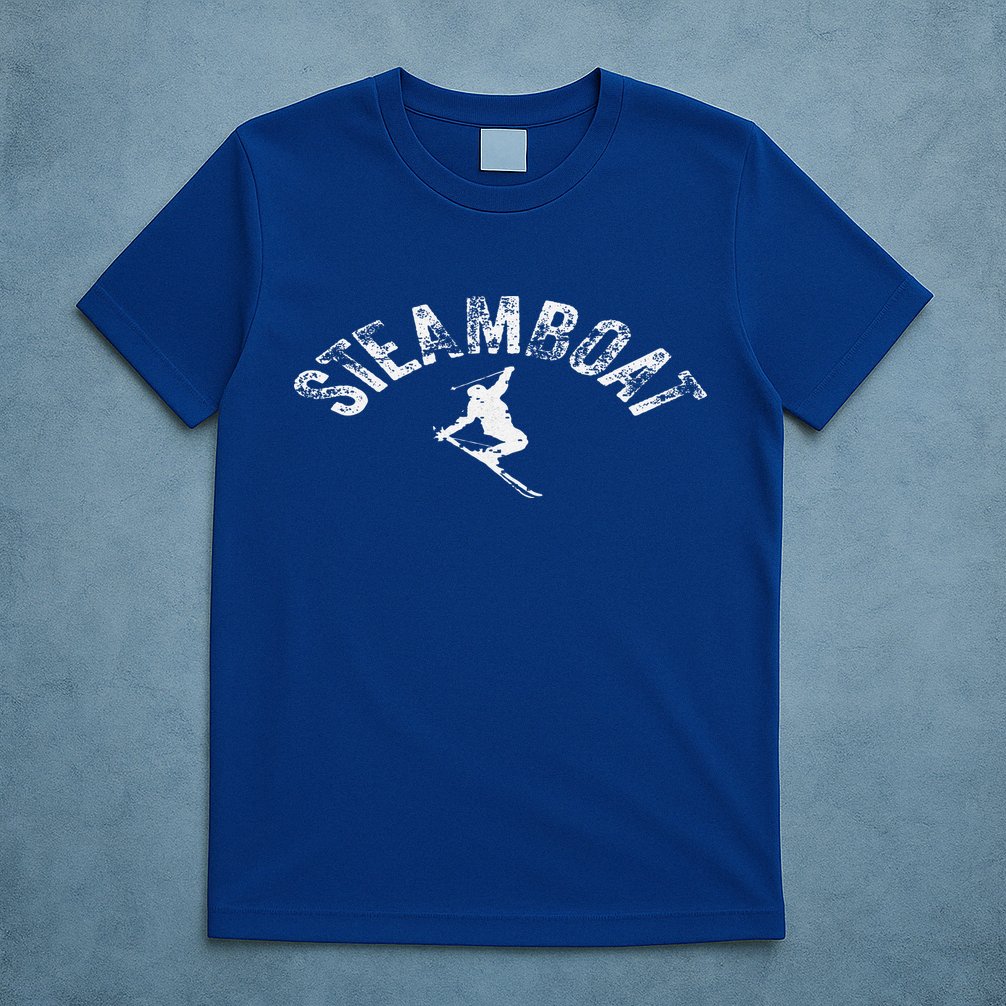 Steamboat Ski Colorado Skiing Cool Skier CO Winter T-Shirt