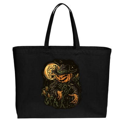 Scarecrow Cotton Canvas Jumbo Tote