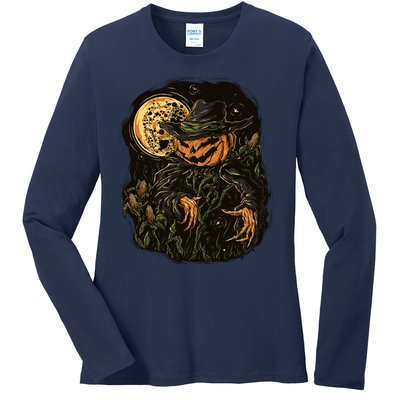 Scarecrow Ladies Long Sleeve Shirt