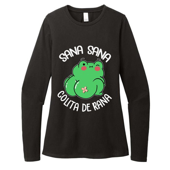 Sana Sana Colita De Rana Funny Spanish Womens CVC Long Sleeve Shirt